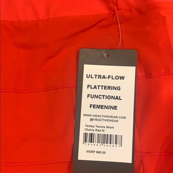 Tennis Skirt Red - Picture 5 of 5